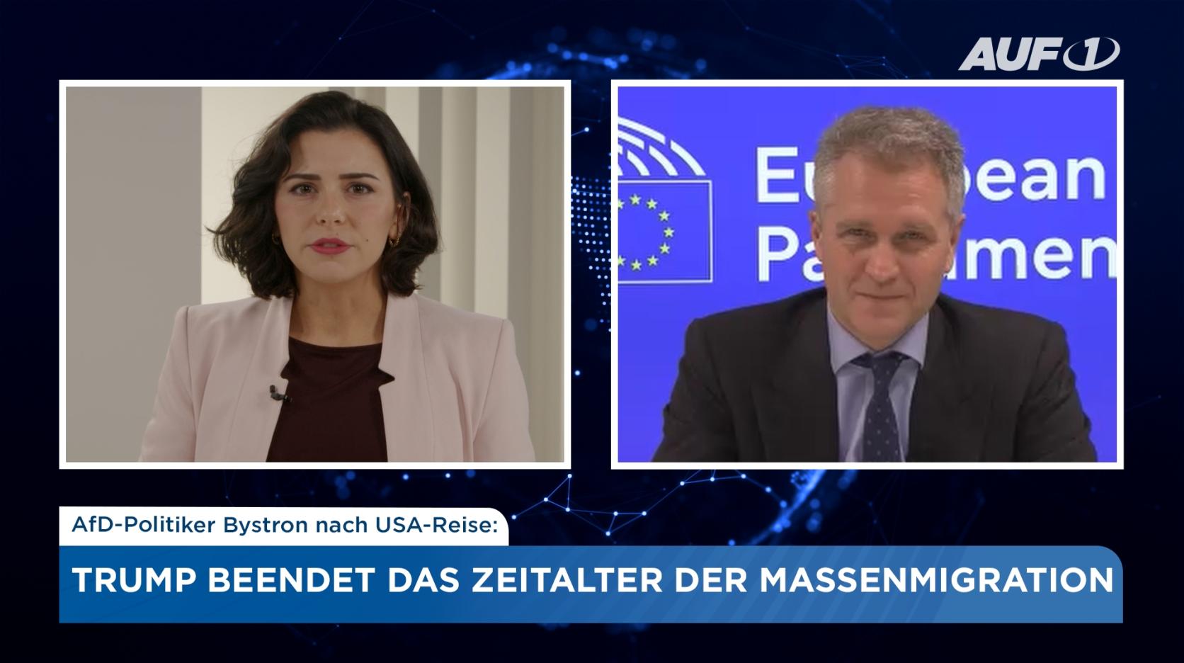 AfD-jev politik Bystron trdi, da bo Trump končal obdobje množičnih migracij, medtem ko se EU sooča z reševanjem insolventne Ukrajine