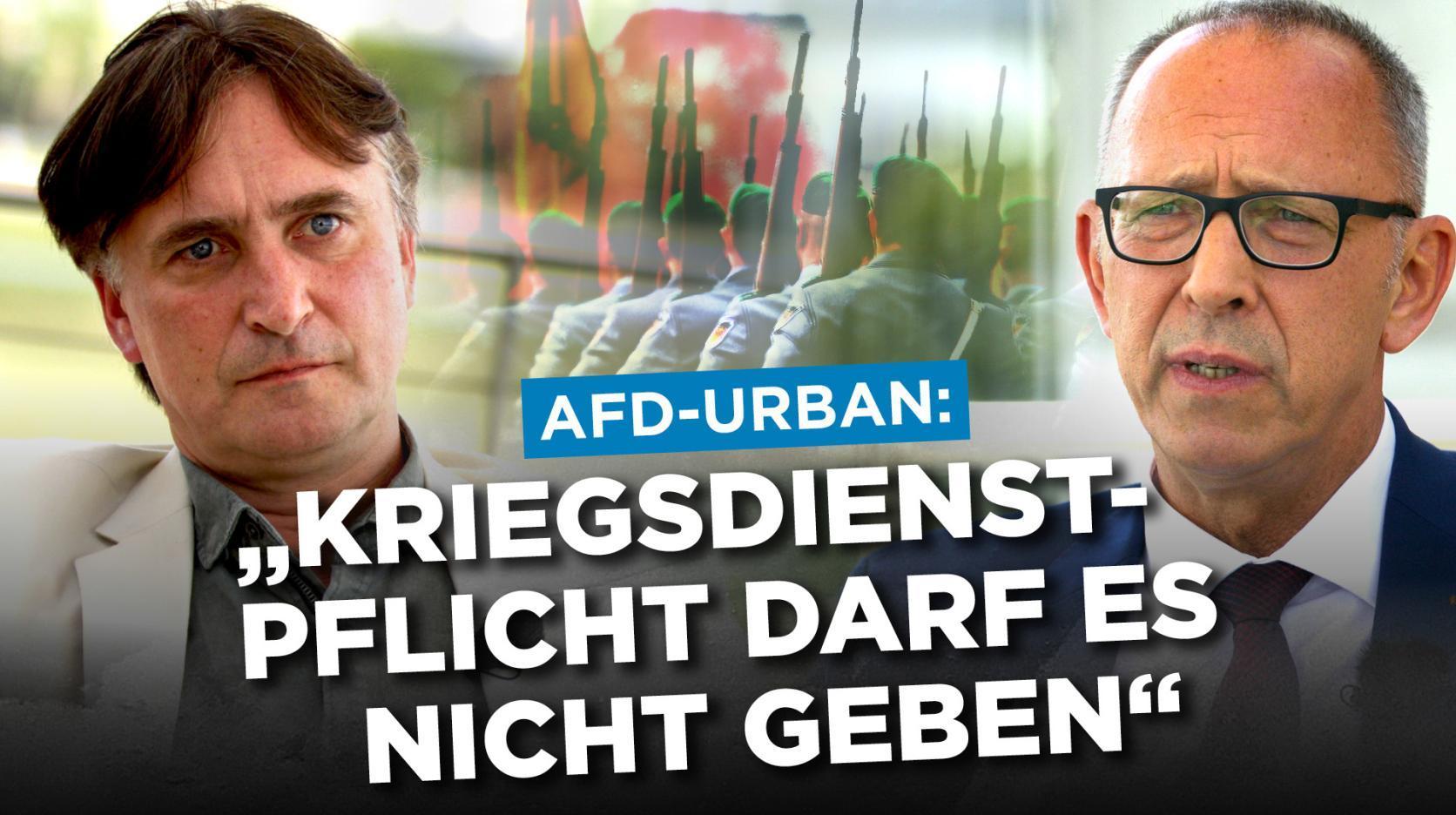 Sachsens AfD-Chef Urban: „Die Kriegsdienstpflicht darf es nicht geben“