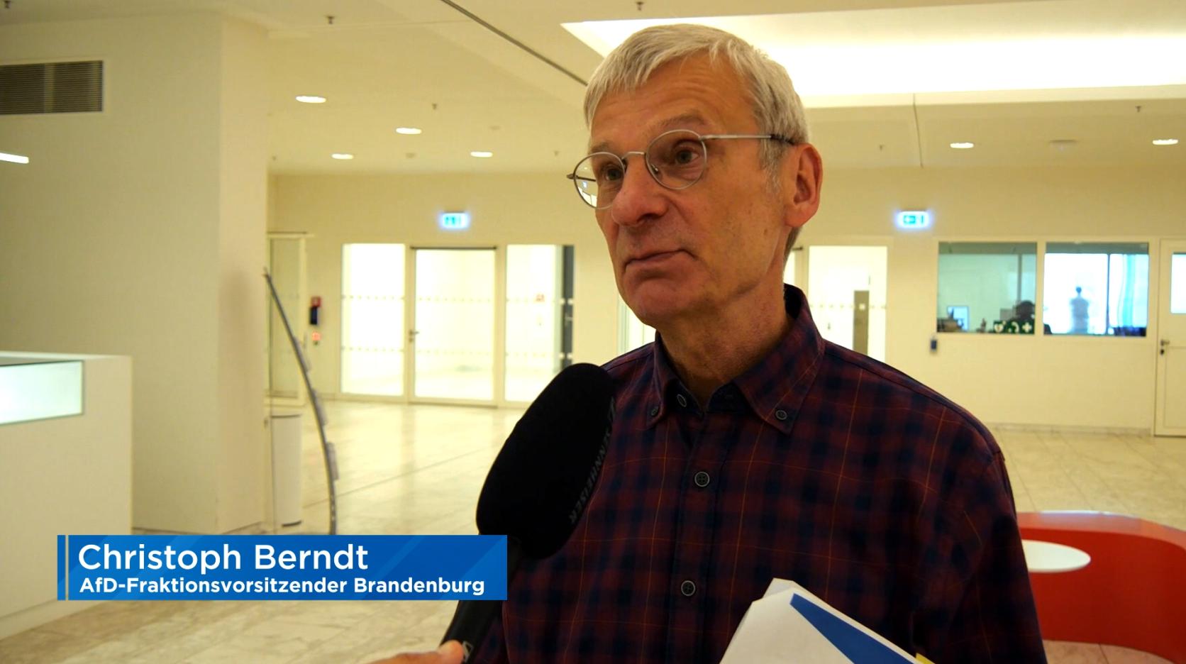 Christoph Berndt (AfD): „Der Verfassungsschutz ist der Beißteufel gegen die AfD“