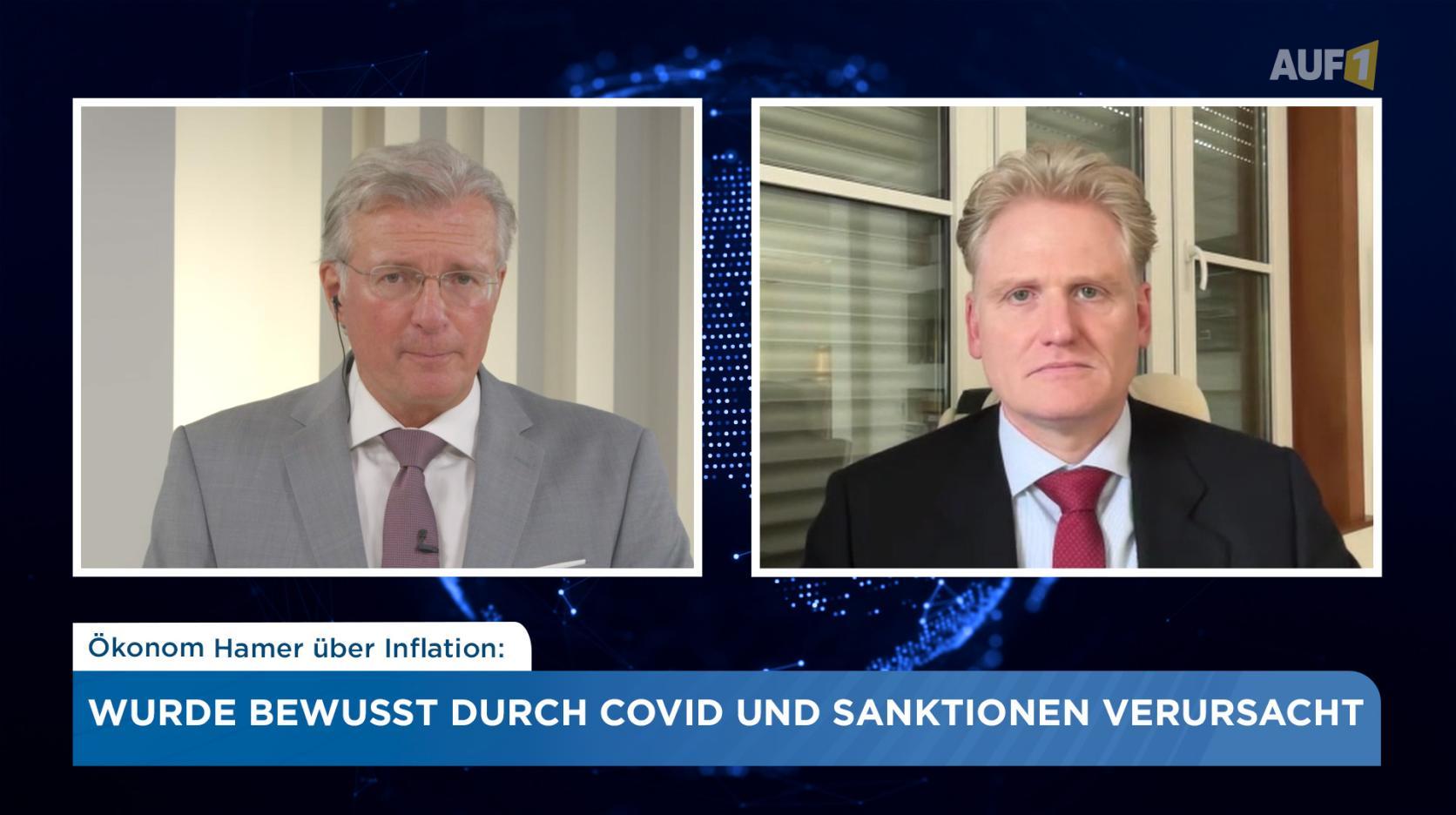 Ökonom Eike Hamer: Inflation wurde durch Covid und Sanktionen bewusst verursacht
