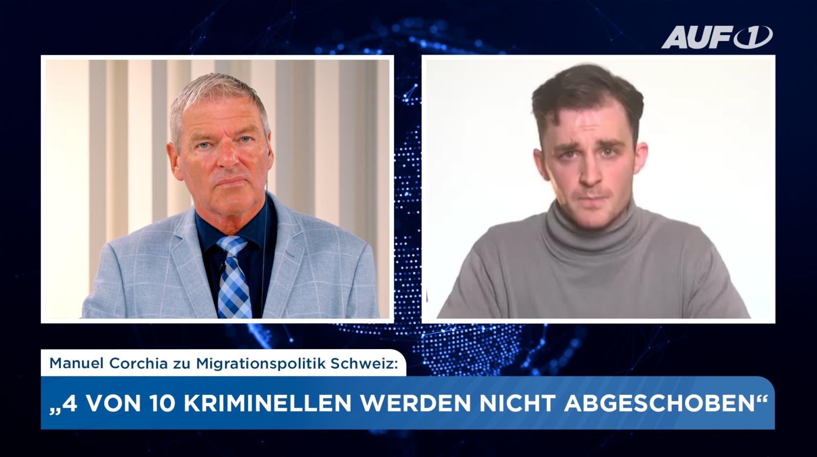 ⁣Aktivist Corchia zu Schweiz: „4 von 10 Kriminellen werden nicht abgeschoben“