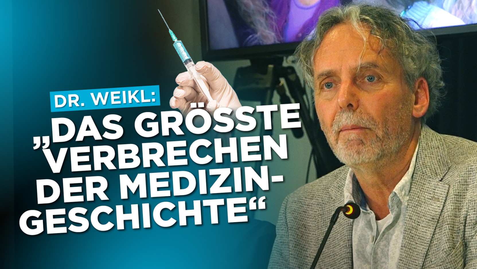 ⁣Dr. Weikl: "Das größte Verbrechen in der Medizingeschichte"