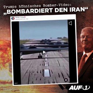 💣 Trump postet Lied: „Bombardiert den Iran“, „Einen Parkplatz aus dem Iran machen“