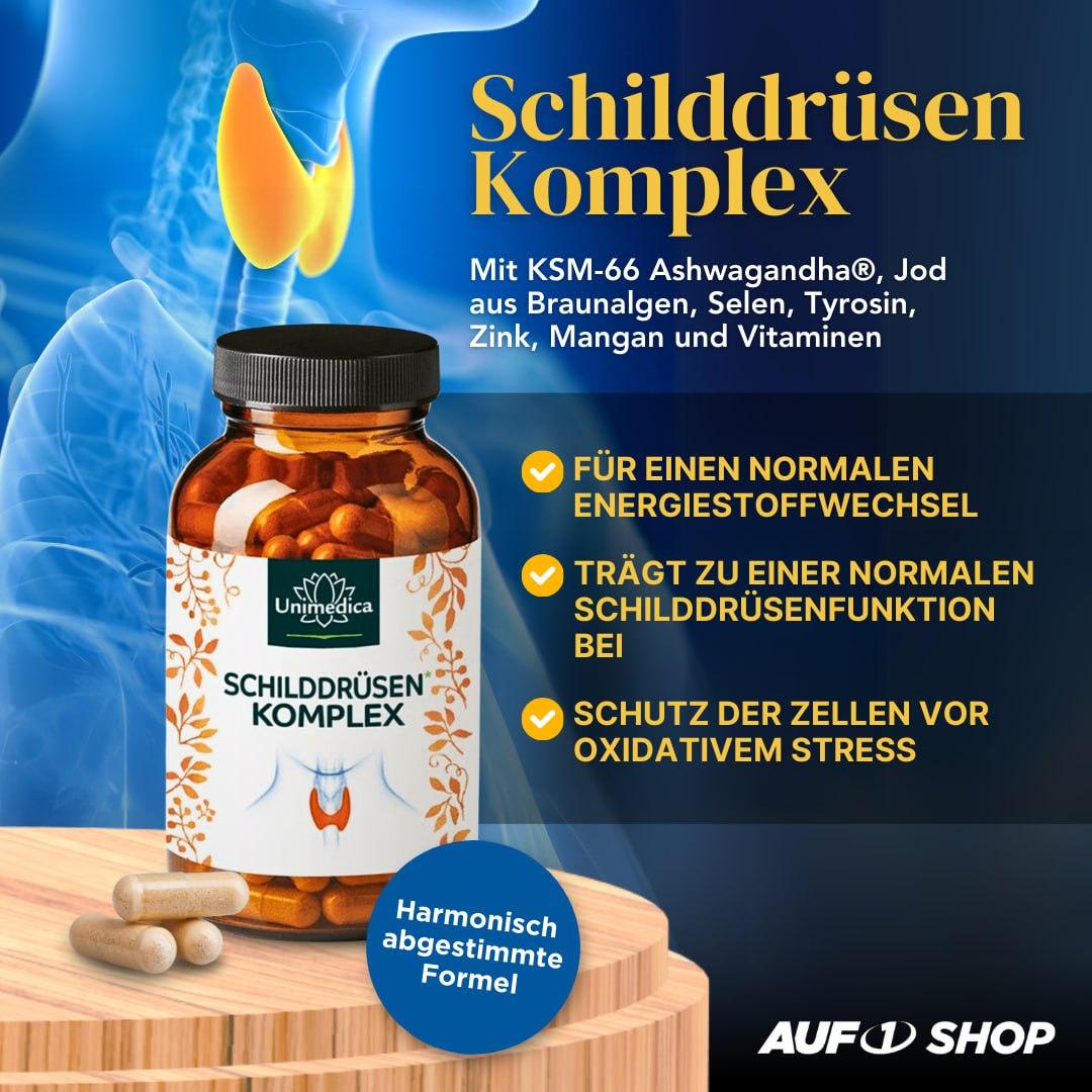 Die Schilddrüse befindet sich direkt unterhalb des Kehlkopfes und