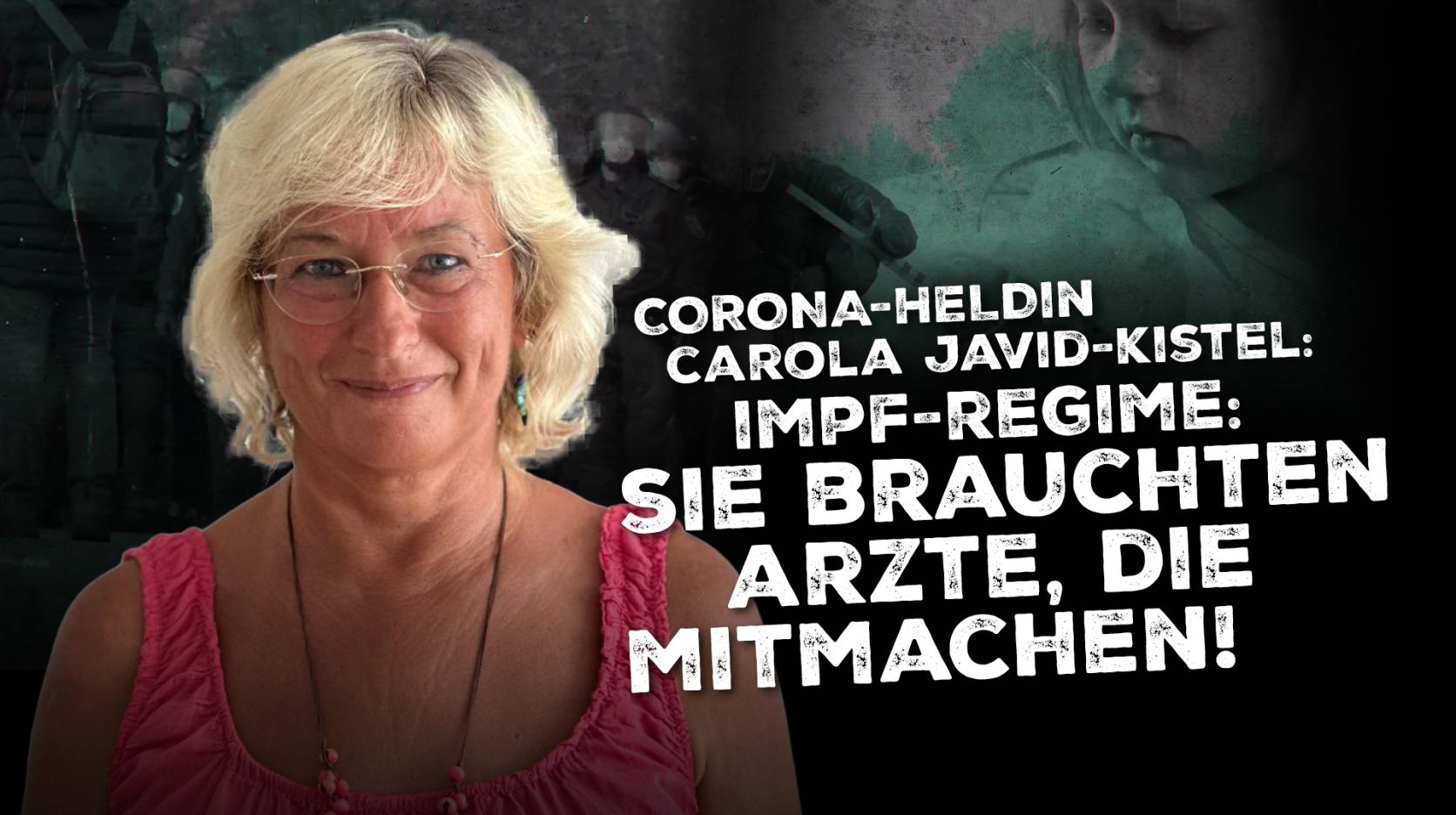 ⁣Dr. Carola Javid-Kistel: Flucht ins Exil vor Corona-Verfolgung