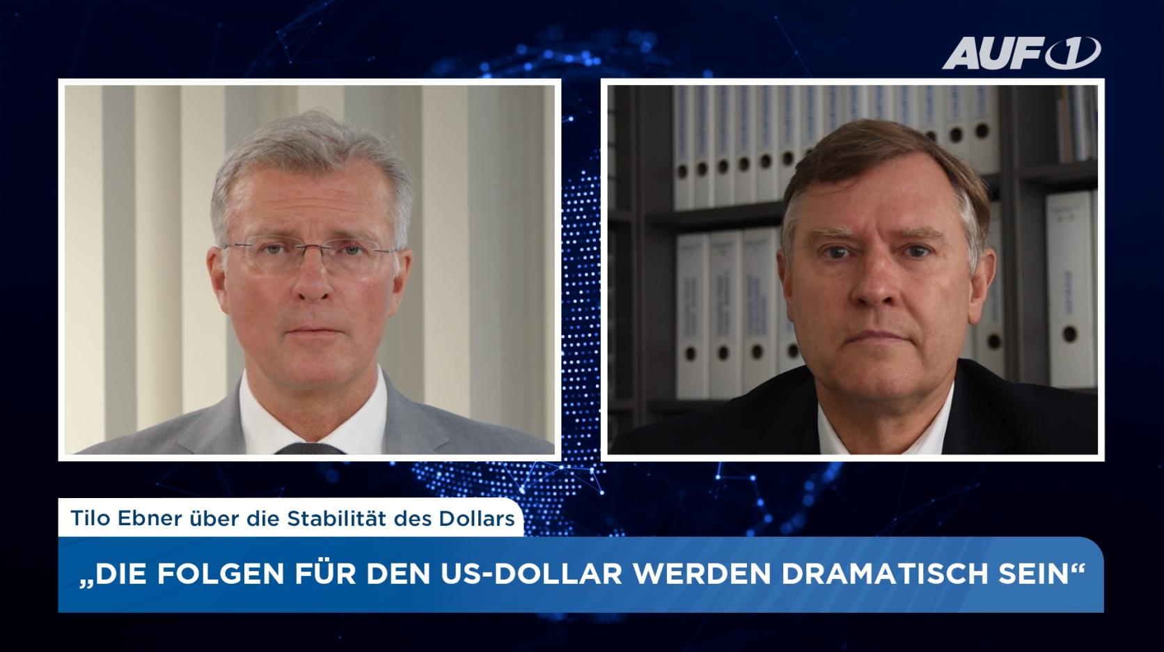 ⁣Finanzexperte Ebner: „Die Folgen für den US-Dollar werden dramatisch sein“