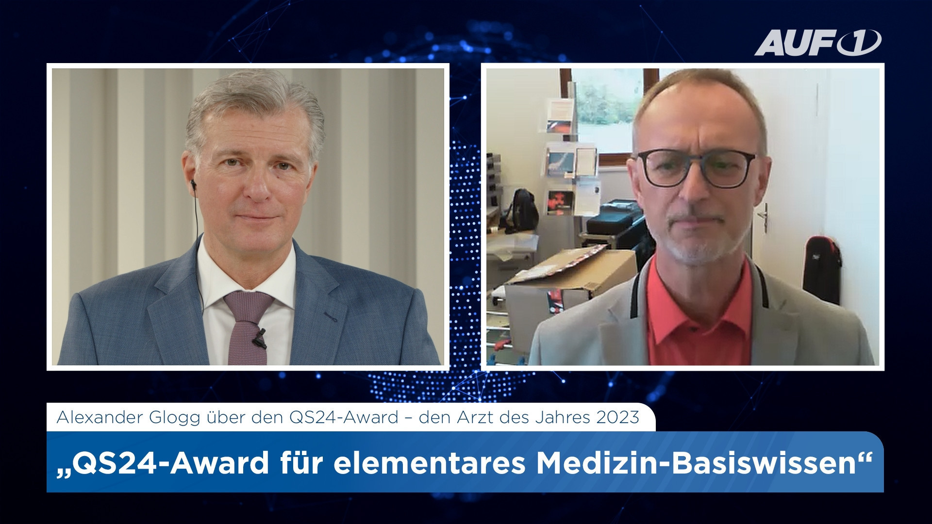 ⁣Alexander Glogg zum „QS24-Award“: „Gipfeltreffen der medizinischen Welt“