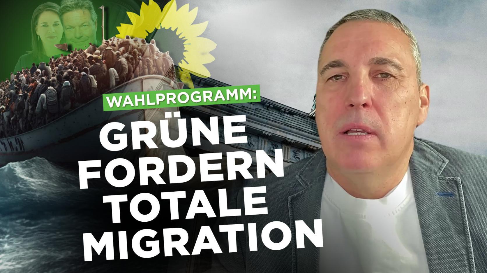 Wahlprogramm: Grüne fordern totale Migration!