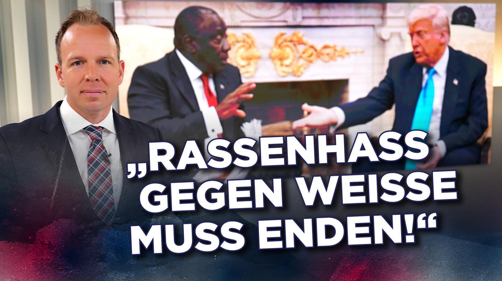 ⚠️📣 Schock für EU! Trump attackiert Tabu: Rassenhass gegen Weiße muss enden!