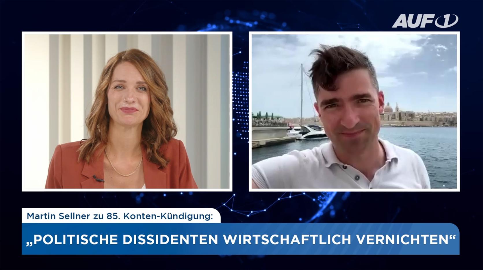 ⁣Aktivist Sellner: Konten-Kündigungen – „Politische Dissidenten wirtschaftlich vernichten“