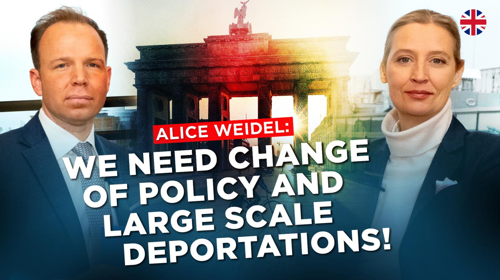 Alice Weidel: No more games - political change and mass deportation now!