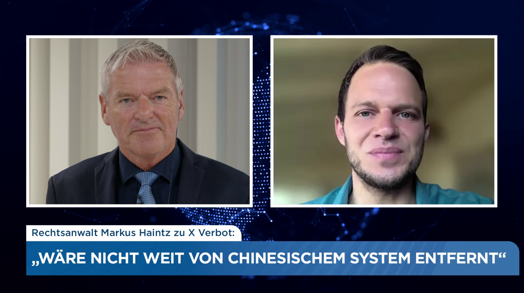 ⁣Rechtsanwalt Markus Haintz zu X Verbot : 