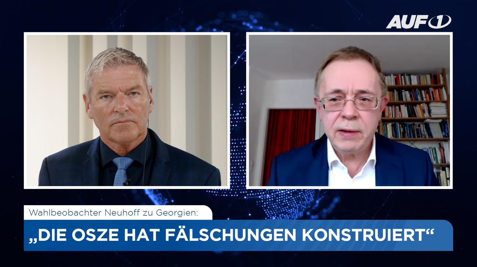 ⁣Wahlbeobachter Neuhoff: In Georgien droht ein Umsturzszenario wie auf dem Maidan