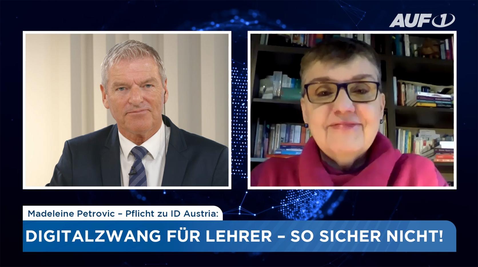 Digitalzwang für Lehrer – Ex-Grüne Madeleine Petrovic: „So sicher nicht!“