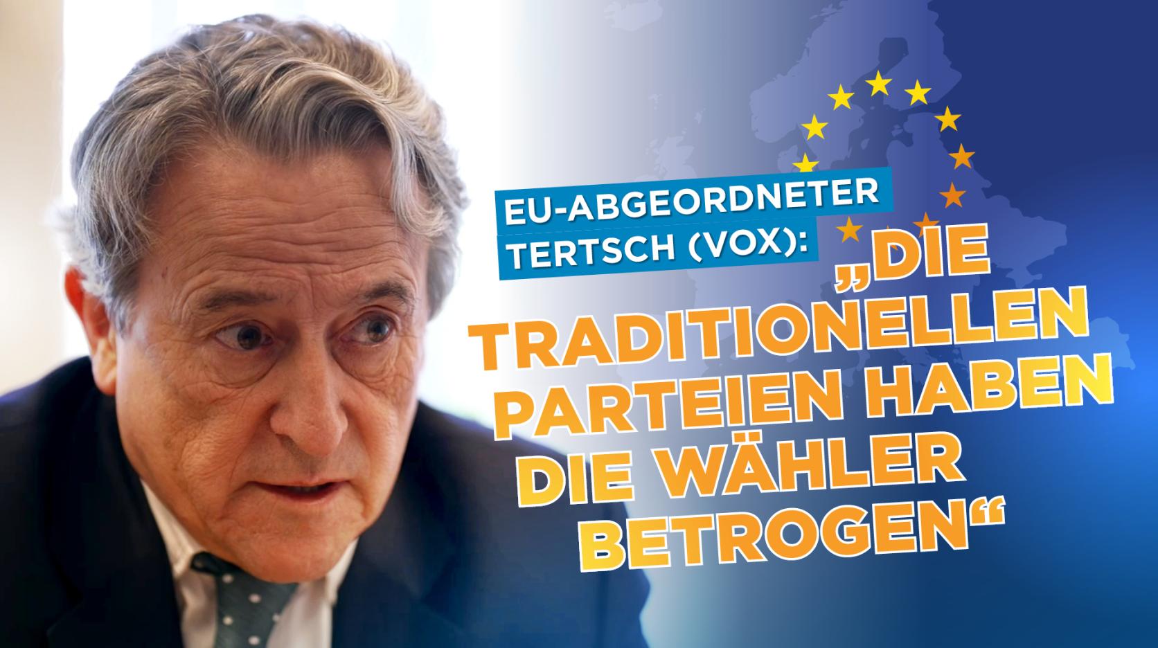 ⁣EU-Abgeordneter Tertsch (VOX): „Die traditionellen konservativen Parteien haben die Wählerschaft bet