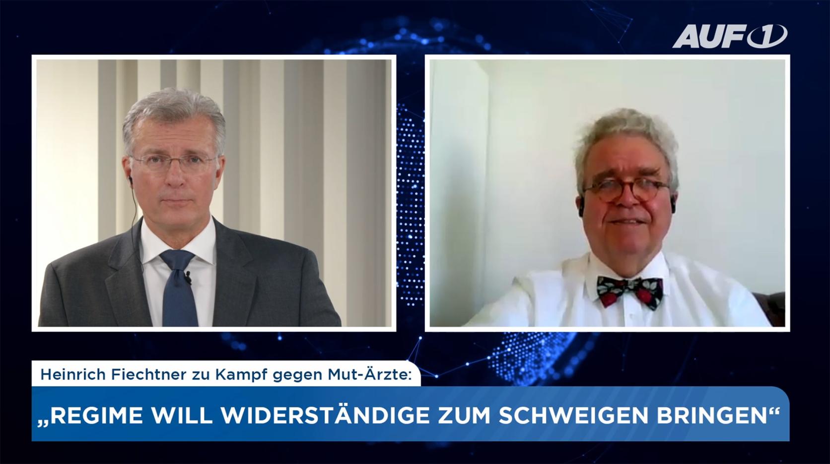 ⁣Mut-Arzt Dr. Fiechtner: „Regime will kritische Ärzte zum Schweigen bringen“