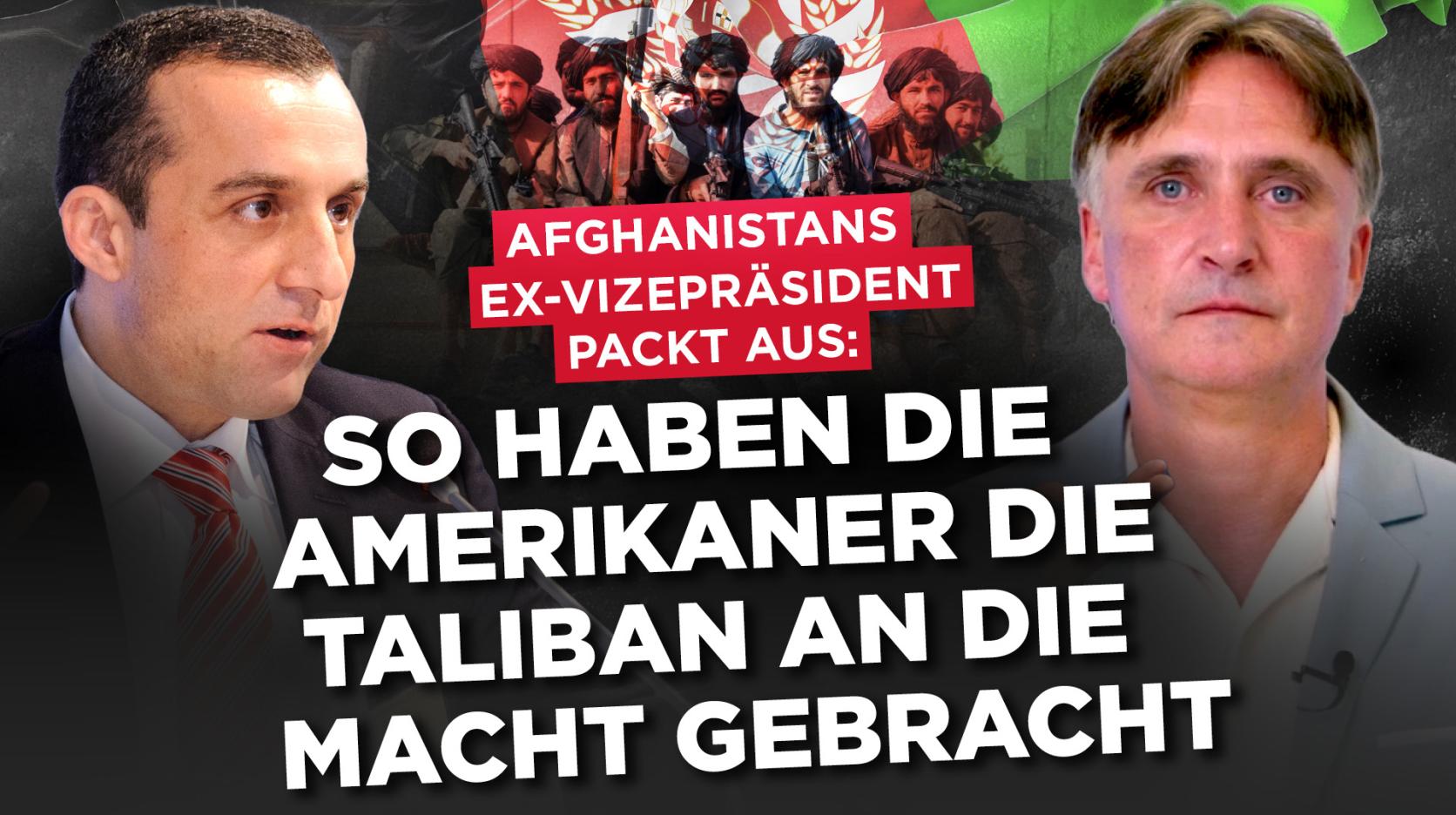 Afghanistans Ex-Vizepräsident packt aus: So haben die Amerikaner die Taliban an die Macht gebracht