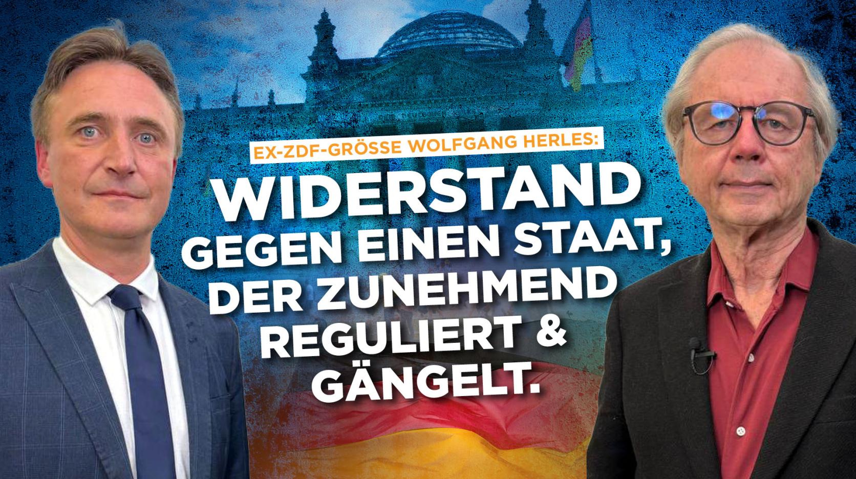 ⁣Ex-ZDF-Größe Wolfgang Herles ruft Bürger zum Widerstand gegen den Staat auf