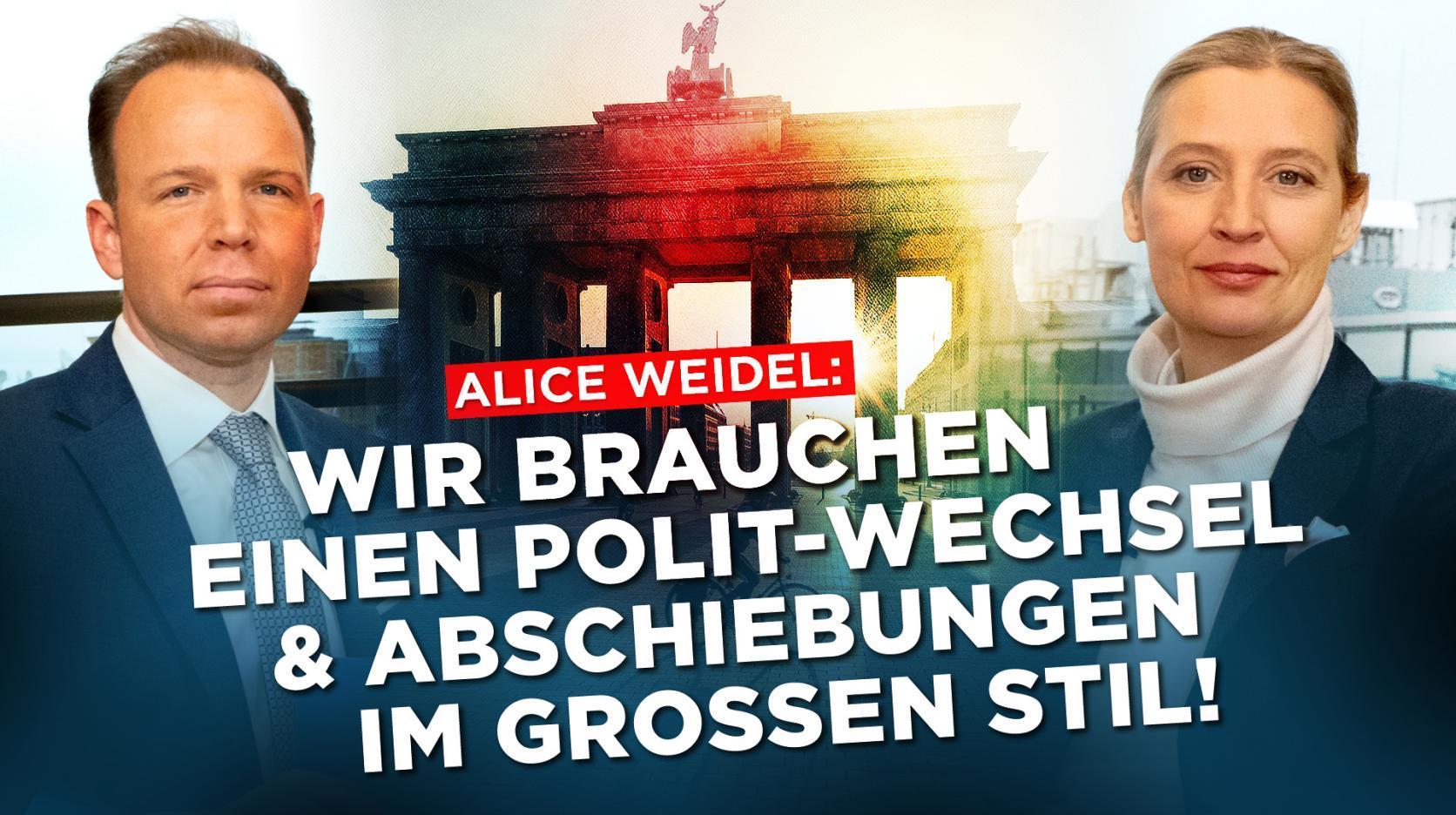 Alice Weidel: Schluss mit Spielchen! Polit-Wechsel und Massen-Abschiebung jetzt!