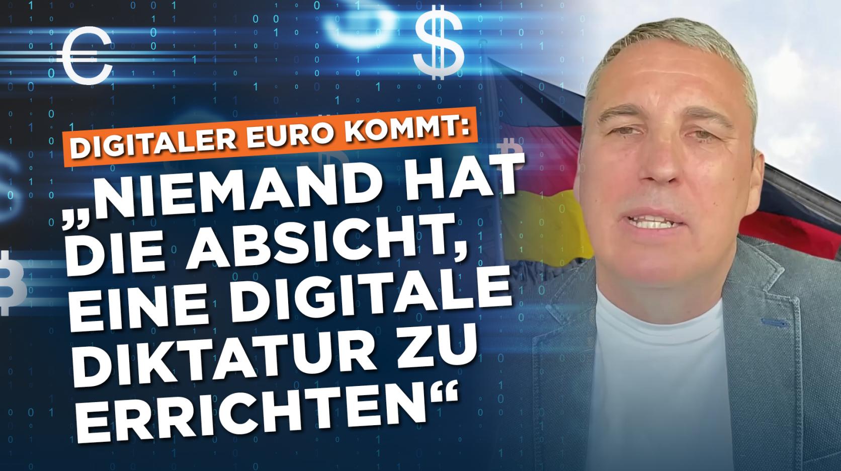 Digitaler Euro kommt: Niemand hat die Absicht, eine digitale Diktatur zu errichten