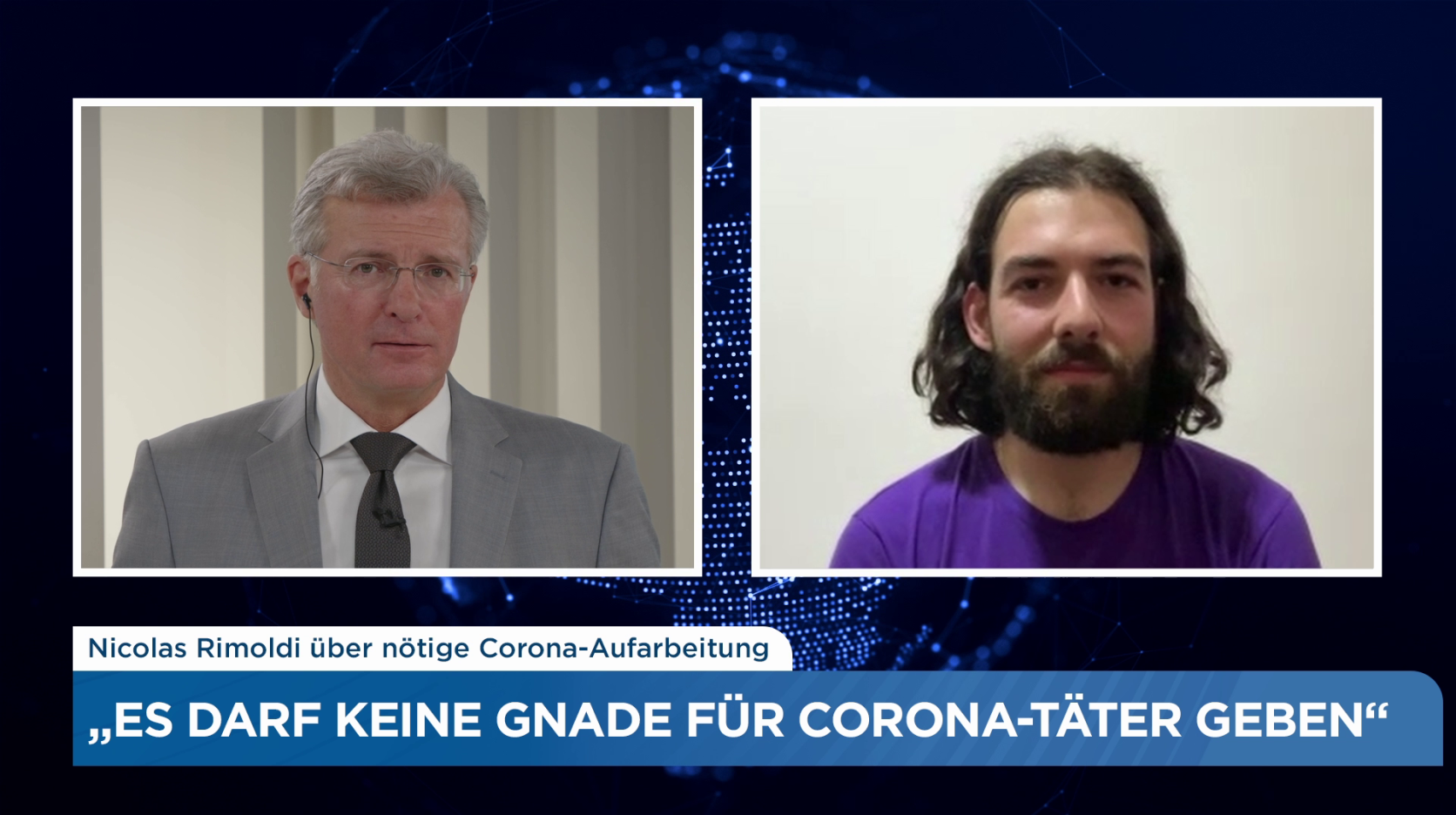 ⁣Nicolas Rimoldi: „Gnade für Corona-Täter ist Schändung der Gräber der Opfer“