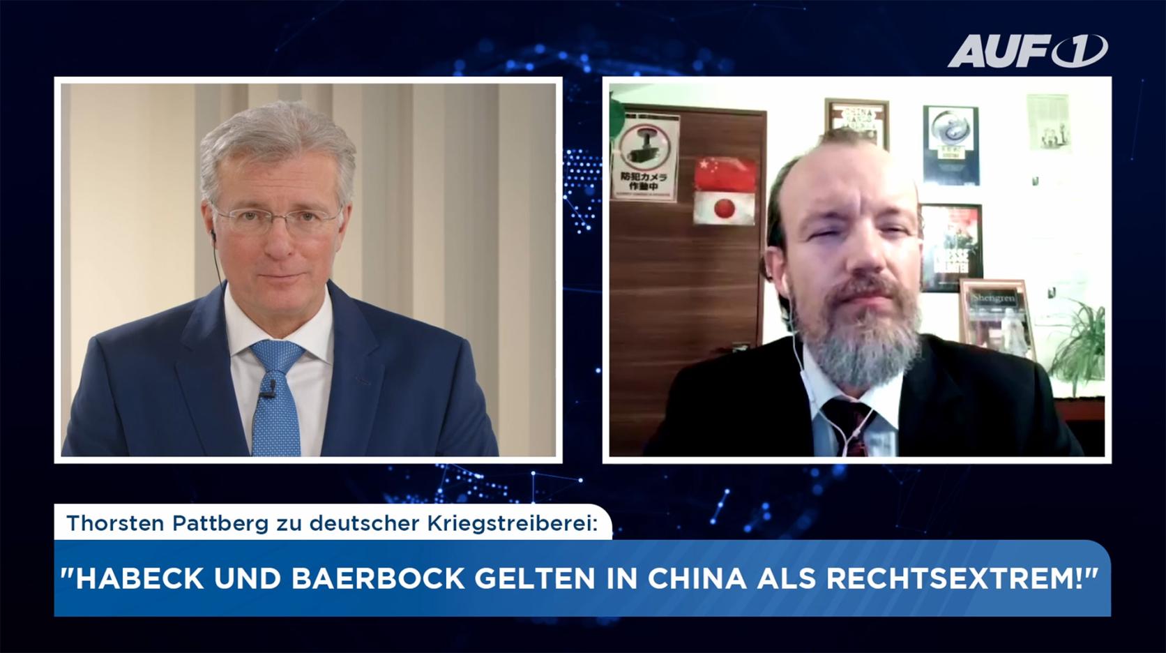 Habeck und Baerbock gelten in China als rechtsextrem!