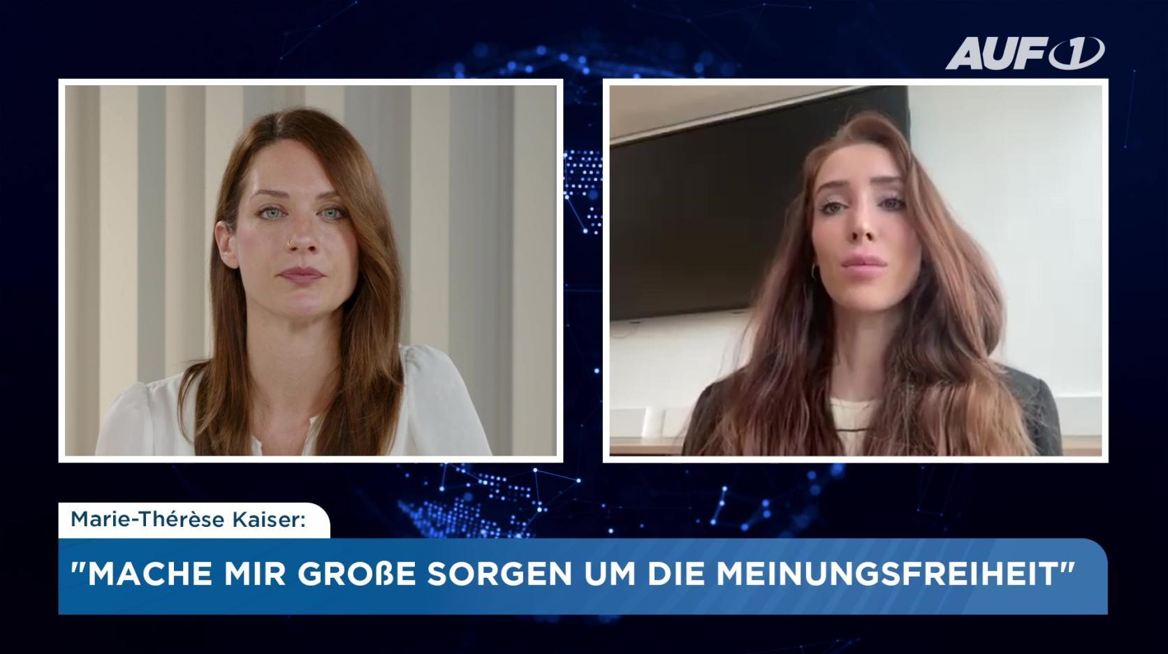 ⁣AfD politician Marie-Thérèse Kaiser: "I'm very concerned about freedom of expression"