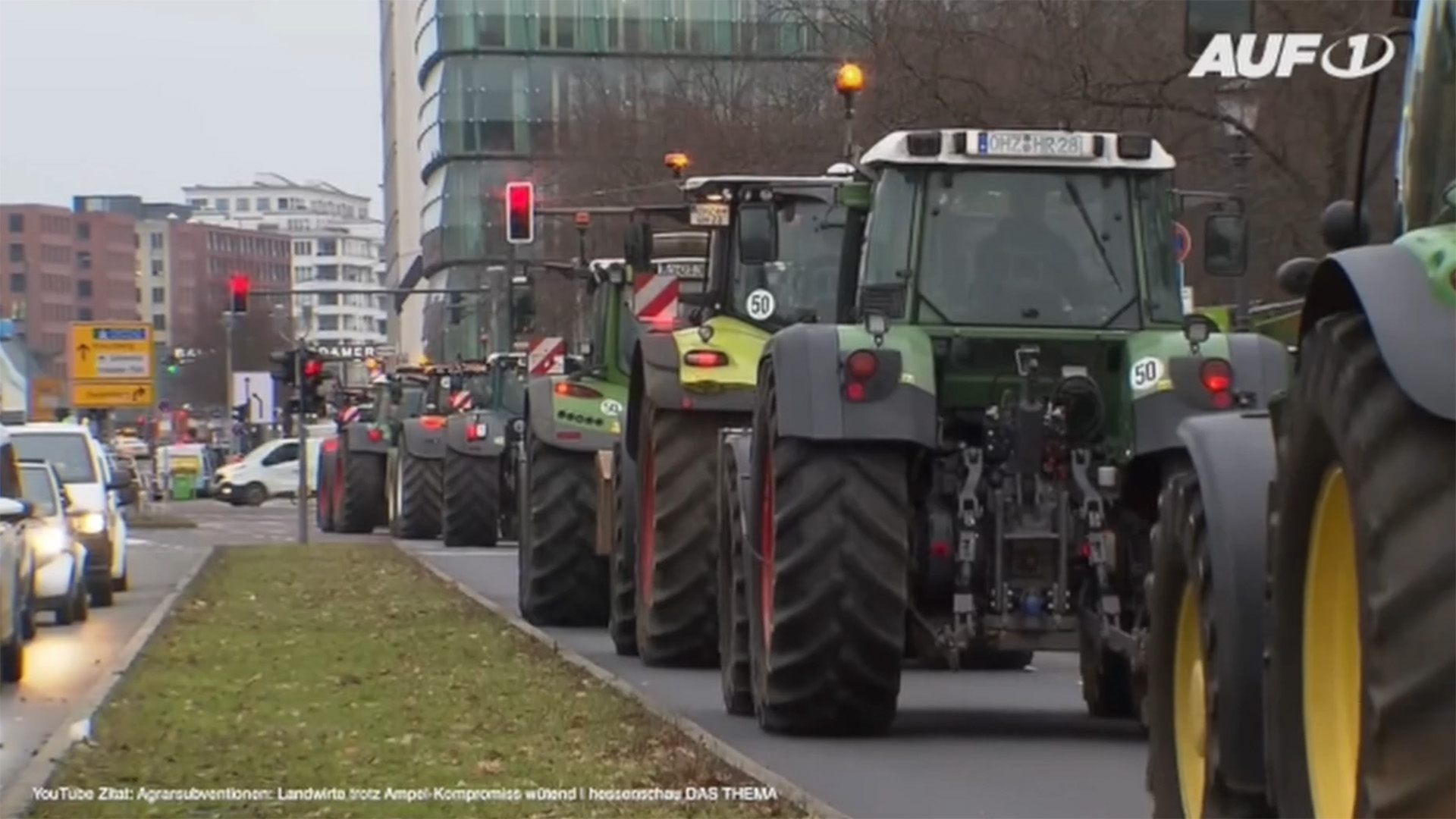 ⁣Mega-Bauernproteste – massive Protest-Woche gegen Ampel-Politik und Great Reset