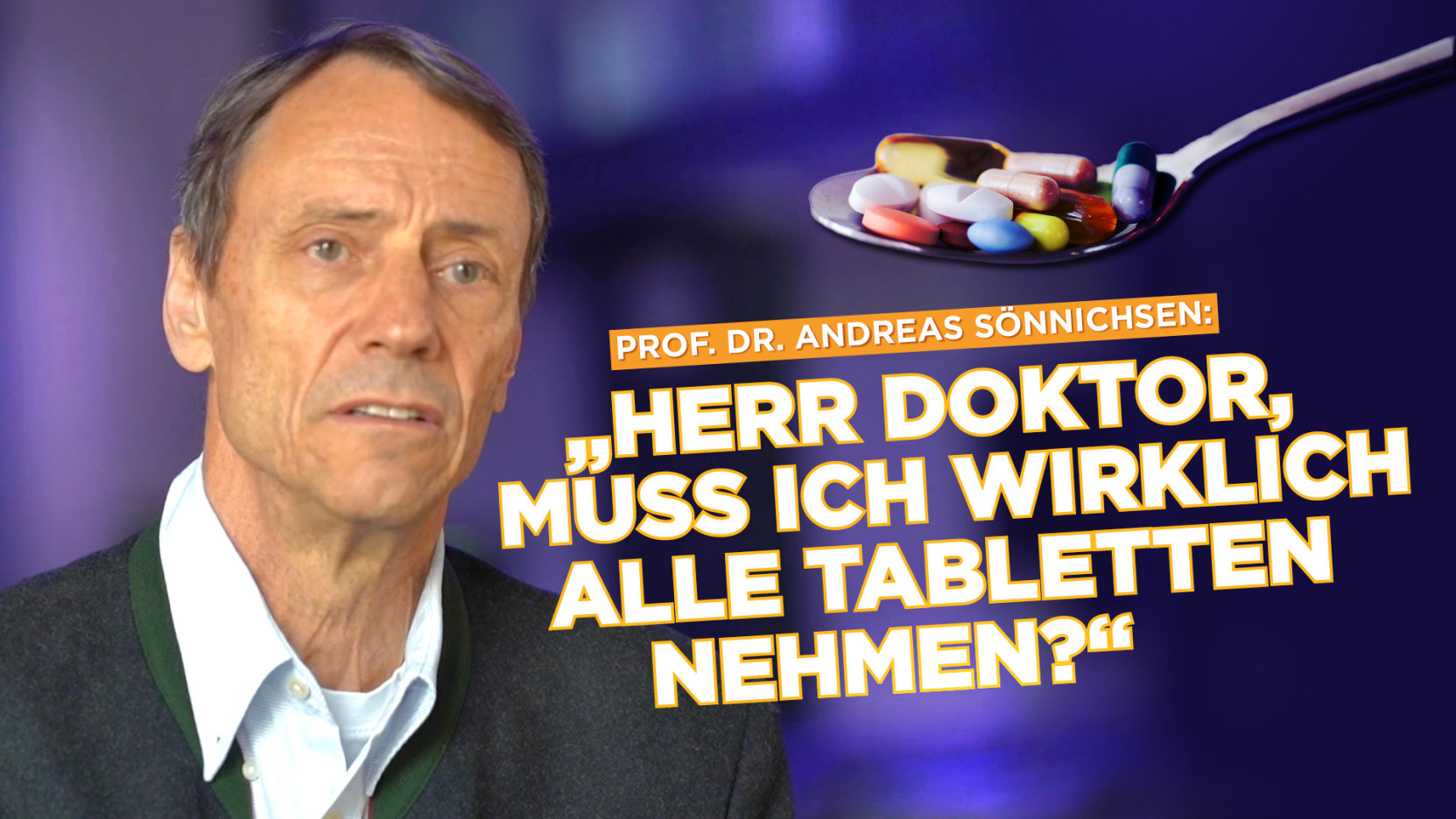 ⁣Prof. Sönnichsen spricht über die verheerenden Auswirkungen der Polypharmazie