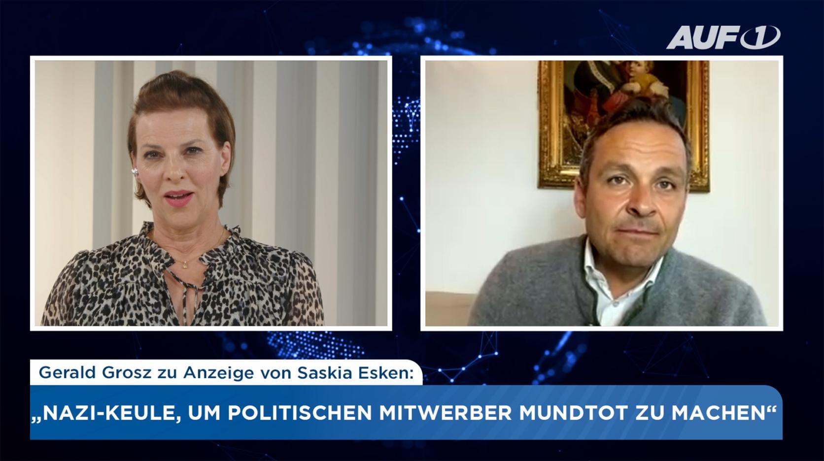 ⁣Ex-Politiker Grosz zu Anzeige von Esken: „Nazi-Keule, um politischen Mitwerber mundtot zu machen“